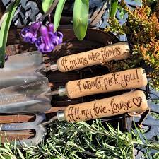 Garden Tools For Mum Hand Engraved With