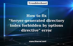 server generated directory index