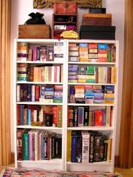 Here is a description of your company. An Entire Bookcase To Organize Store And Display Tarot Cards And Oracle Cards Deck Storage Tarot Deck Organization
