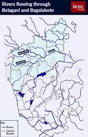 It originates at mahabaleswar in maharashtra, passes through karnataka and meets the sea in the bay of bengal at hamasaladeevi in andhra pradesh. Karnataka Rivers Map With Better Dam Management Could The North Karnataka Floods Have Been Mitigated The News Minute They Are Integral To Agriculture A Source Of Hydropower And Used For