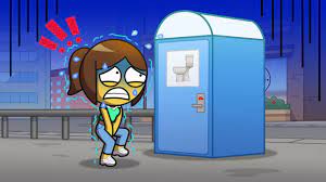 Jo Needs To Pee! | Funny Bathroom Situations | emojitown - YouTube