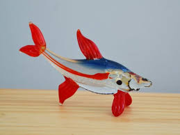 Art Glass Fish Toys Murano Animals Tiny