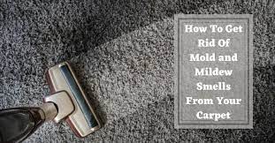 mold and mildew smells from your carpet