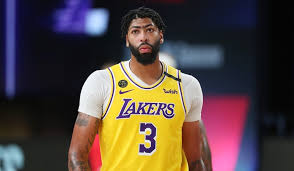 Anthony davis drives against julius randle in a 2020 game. Anthony Davis Dominates In Lakers Game 2 Victory Los Angeles Lakers