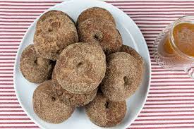 apple cider donuts with boiled cider