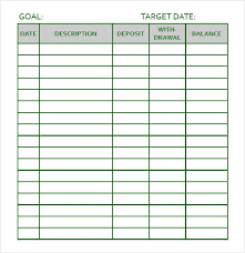 Personal Goal Tracking Template Goal Tracking Goals