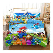 Supermario Bros Kids Soft Bedding