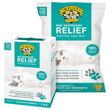 respiratory relief clumping clay cat litter