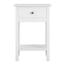 Planked wood bedside table with shelves. Bedside Table Wooden Side Table Shabby Chic Nightstand Table Cabinet Storage Unit With Drawers Shelf White
