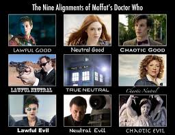 Moffet Doctor Who Alignment Chart Hello Sweetie Allons Y