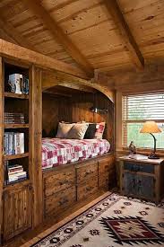 rustic living | Cabin interior design, Cabin interiors, Log cabin interior gambar png