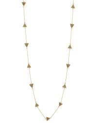 House Of Harlow 1960 Cerro Torre Pyramids Station Necklace