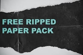 free ripped paper pack free design