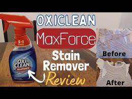 oxiclean max force stain remover review