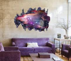 Universe Outer Space Fake Window Wall