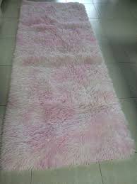 pink furry carpet 1 6m furniture