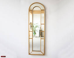 Hanging Mirror Home Wall Decor Gold