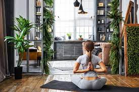 salle de yoga à la maison