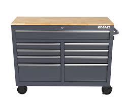 kobalt 46 1 in l x 37 2 in h 9 drawers