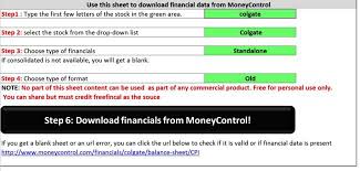 Read the latest business, financial news on moneycontrol. Free Indian Stock Analysis Spreadsheet With Moneycontrol Financials