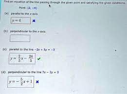 solved find an equation of the line