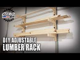 Diy Adjustable Lumber Rack