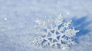 3d snowflake in the snow hd winter