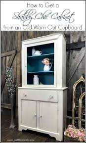 how to get a shabby chic cabinet from