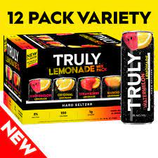 Truly fruit punch is an explosion of fruit flavor, while still having the light, crisp, and refreshing finish that truly is known for. Truly Lemonade Hard Seltzer Variety 12 Pack 12oz Beer Cans Gluten Free Light Walmart Com Walmart Com