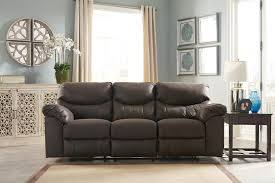 Add to compare 0 /4. Reclining Sofa Teak Polyester Upholstery Contemporary Ashley Boxberg 33803 88 Sofa