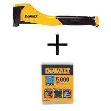 dewalt heavy duty hammer tacker and 3 8