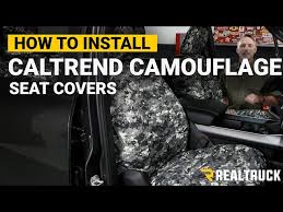 Install Caltrend Camouflage Seat Covers