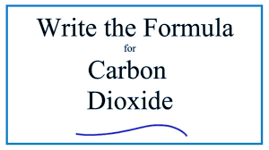 writing the formula for carbon dioxide
