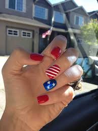 But since this nail design requires precision, asking a friend's assistance should prove helpful. Simple 4th Of July Nail Idea July Nails Usa Nails Patriotic Nails