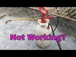 fix manual pressure water sprayer pump