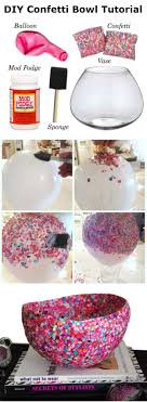 Do it yourself home improvement and diy repair at doityourself.com. Do It Yourself Home Decor Ideas Diy Confetti Bowl Diy Confetti Confetti Bowl