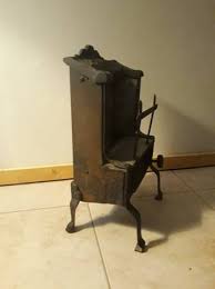 Antique Pioneer Cast Iron Gas Fireplace