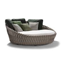 pe rattan outdoor chaise lounge day bed