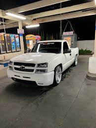 bulky white dropped truck