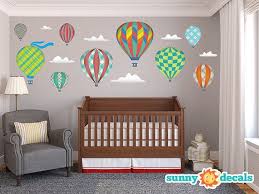 Hot Air Balloons Fabric Wall Decals