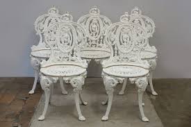Victorian Cast Iron Garden Chairs From