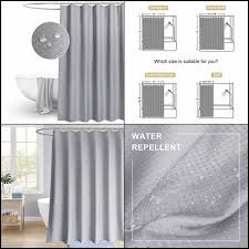 eurcross grey waffle shower curtains