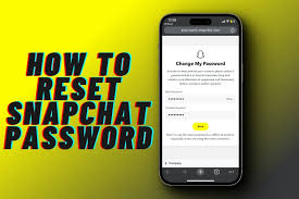 how to reset snapchat pword without