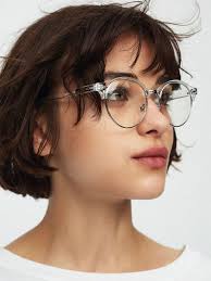 Hairstyles for women above 50 with fine hair and glasses 18. Short Hair Bangs Glasses Bangs For Long Hair