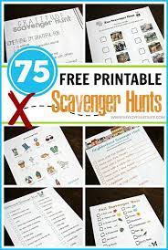If you purchase something through the link, i may receive a small commission at no extra charge to you. 75 Free Printable Scavenger Hunts