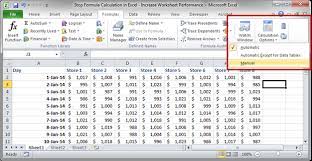 Stop Formula Calculation In Excel