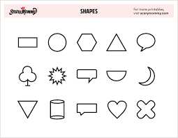 The 3d shape coloring pages are great for working on learning shapes and tracing of the shapes. Free Shapes Coloring Pages For Some Well Rounded Fun