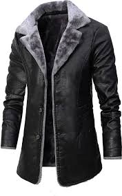 Mens Fur Lined Leather Jackets