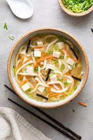 simple vegan miso noodle soup 7
