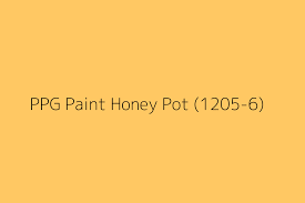 Ppg Paint Honey Pot 1205 6 Color Hex Code